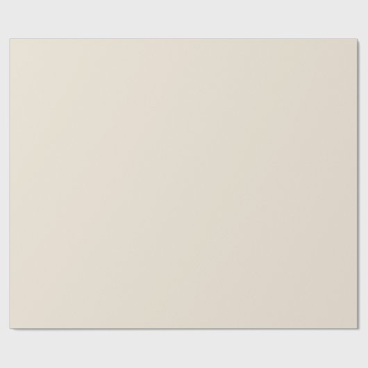 Soft Linen Beige Solid Cadeaupapier (Vlak)