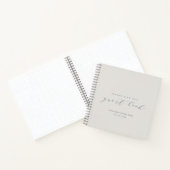 Soft Linen Budget Weddenschap Notitieboek (Binnen)