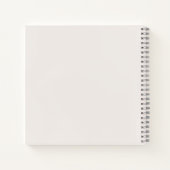 Soft Linen Ivory Wedding Guest Book Notitieboek (Achterkant)