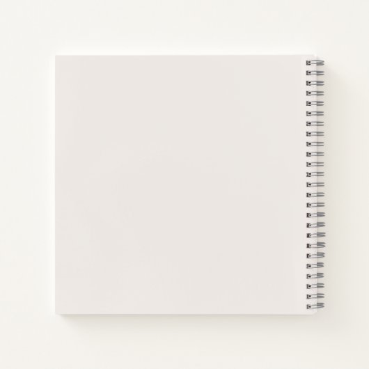 Soft Linen Ivory Wedding Guest Book Notitieboek (Achterkant)