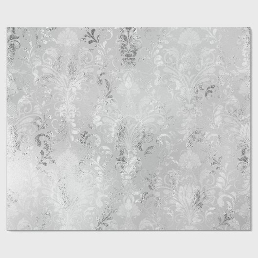 Soft Luxury Foil Damask-01 Cadeaupapier (Vlak)