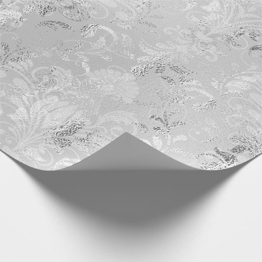 Soft Luxury Foil Damask-01 Cadeaupapier (Hoek)