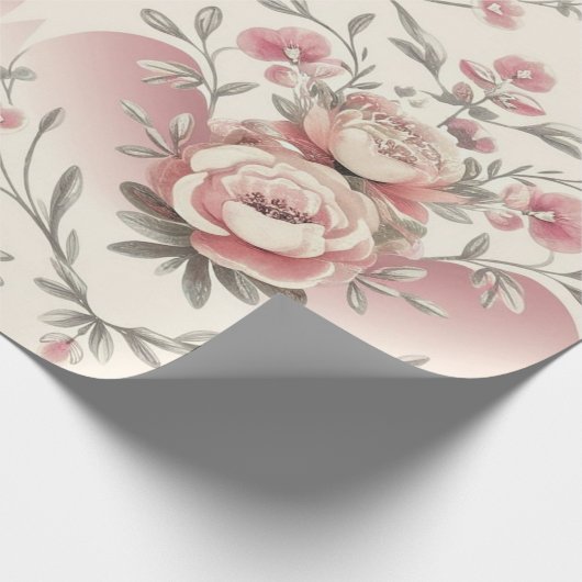 Soft Luxury Waterverf Gift Wrap Cadeaupapier (Hoek)