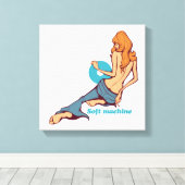 Soft machine canvas afdruk (Insitu (Houten vloer))