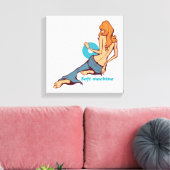 Soft machine canvas afdruk (Insitu (Woonkamer))