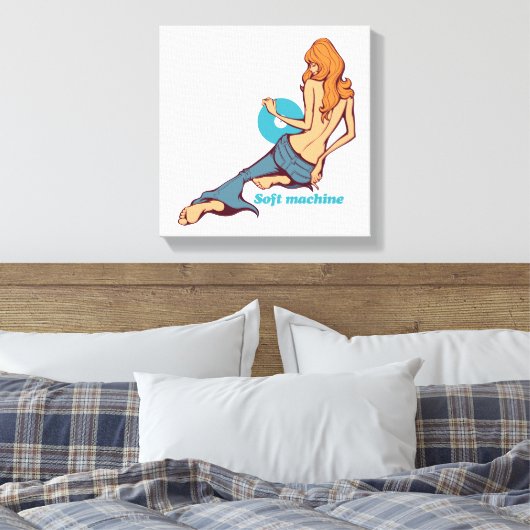 Soft machine canvas afdruk (Insitu (Slaapkamer))