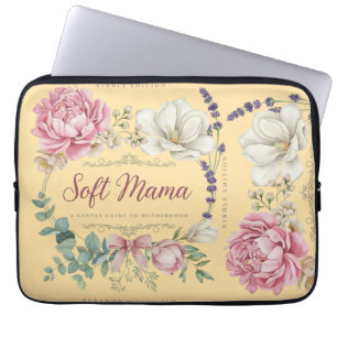 Soft Mama: Een zachte gids voor moederschap Laptop Sleeve