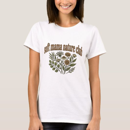 Soft Mama Nature Club  T-shirt (Voorkant)