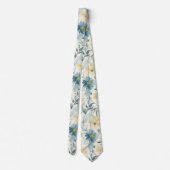 Soft Meadow Daisy Watercolor Stropdas (Achterkant)