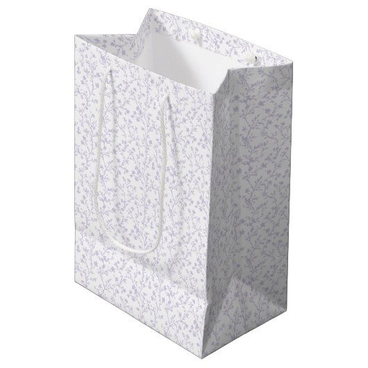 Soft Meadow Dusty Lavender - Neutraal Medium Cadeauzakje (Voorkant Gekanteld)