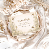 Soft Meadow Honey Bee Diapper Raffle Informatiekaartje