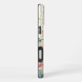 Soft Meadow Impression – Waterverf botanische wand iPhone Hoesje (Rechterkant)
