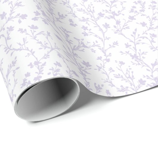 Soft Meadow Stof Lavendel - Neutraal Cadeaupapier (Rol Hoek)