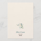 Soft Minimalist Save the Date | Editable Template  Kaart (Achterkant)