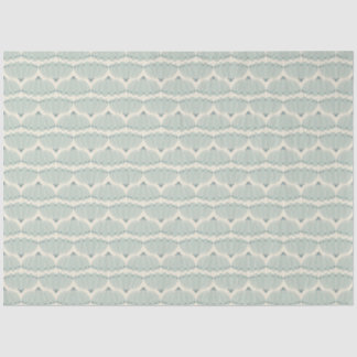 Soft Mint en Beige Scallop Tissue Paper Tissuepapier