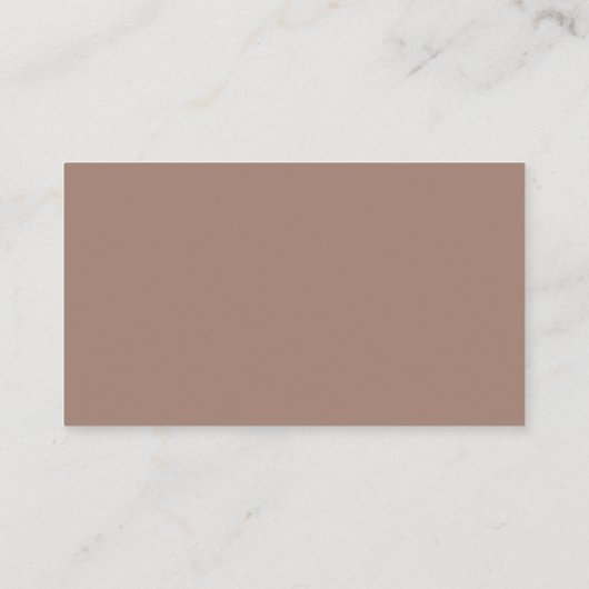 Soft Mocha Taupe | Luxe Wedding Website QR Code Informatiekaartje (Achterkant)