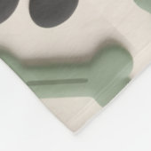 Soft Modern Farmhouse Paw Print Fleece Pet Blanket Deken (Hoek)