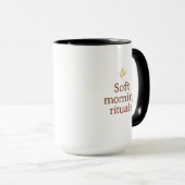 Soft Morning Mug – Minimalist Cozy Cup Mok (Voorkant rechts)