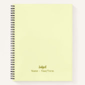 Soft Morning Ray Notitieboek (Voorkant)