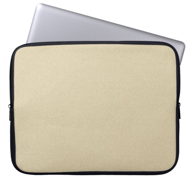 Soft Natural Sand Background Laptop Sleeve (Voorkant)