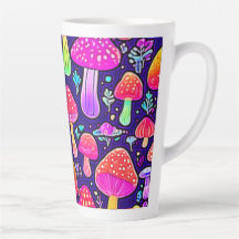 Soft Neon: Cartoon Paddenstoelenpleister