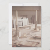 Soft Neutral Aesthetic Editable Template Kaart (Achterkant)