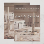 Soft Neutral Aesthetic Editable Template Kaart (Voorkant / Achterkant)