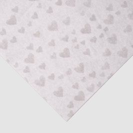 Soft Neutral Hearts Tissue Paper Tissuepapier