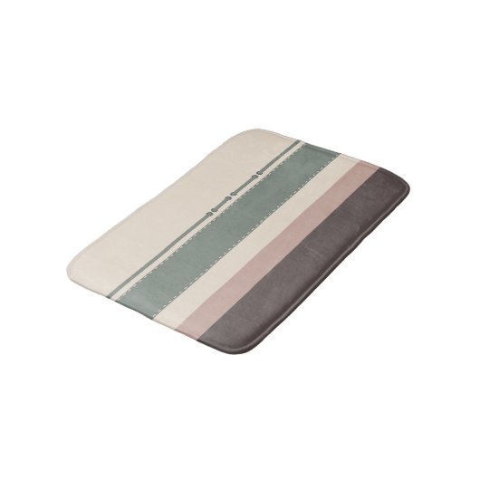 Soft Neutral Pastel Bath Mat – Minimalist Bathroom (Gekanteld)