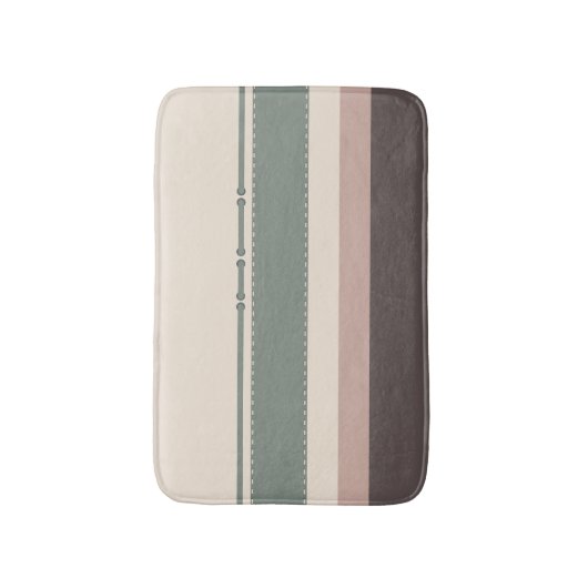 Soft Neutral Pastel Bath Mat – Minimalist Bathroom (Voorkant Verticaal)