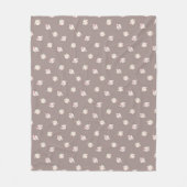 Soft Neutral Sheep Baby Blanket - Cute Nursery Fleece Deken (Voorkant)
