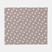 Soft Neutral Sheep Baby Blanket - Cute Nursery Fleece Deken (Voorkant (Horizontaal))