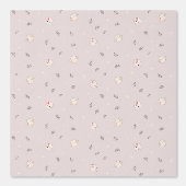 Soft Neutral Sheep Kids Room/ Nursery Wallpaper Behang (Voorkant)