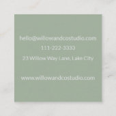 Soft Neutral Small Business Afsprakenkaartje (Achterkant)