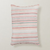 Soft Neutral Stripe Accent Pillow Kussen (Voorkant(Verticaal))