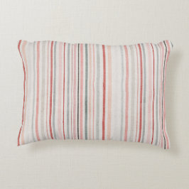 Soft Neutral Stripe Accent Pillow Kussen
