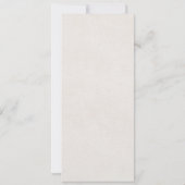 Soft Neutral Stripe Invitation Kaart (Achterkant)