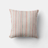 Soft Neutral Stripe Throw Pillow Kussen (Voorkant)