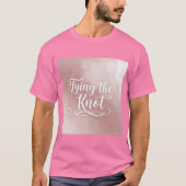 Soft Ombré Tying The Knot Mannen Tshirt (Voorkant)