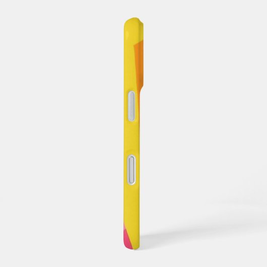 Soft Orange & Pink Abstract Phone Case iPhone 16 Hoesje (Rechterkant)