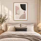 Soft Orbit | Minimal Abstract Plaster Art Print