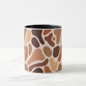 Soft Organic Art Mug – Beige & Brown Palette Mok (Midden)