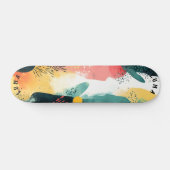 Soft Organic - Pastel Abstract Minimalist Persoonlijk Skateboard (Horizontaal)