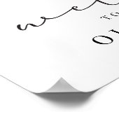 Soft Overlay Weduwwelkomstteken met foto Poster (Hoek)