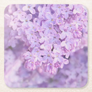 Soft Paars French Lilacs Kartonnen Onderzetters