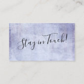 Soft Paars Grunge "We hebben verhuisd"-behuizingsk Informatiekaartje (Achterkant)