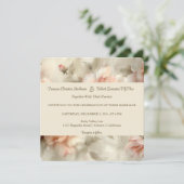 Soft Painted Roos's trouwuitnodiging Kaart (Staand voorkant)