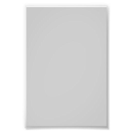Soft Pale Gray Geometric Foto Afdruk (Voorkant)