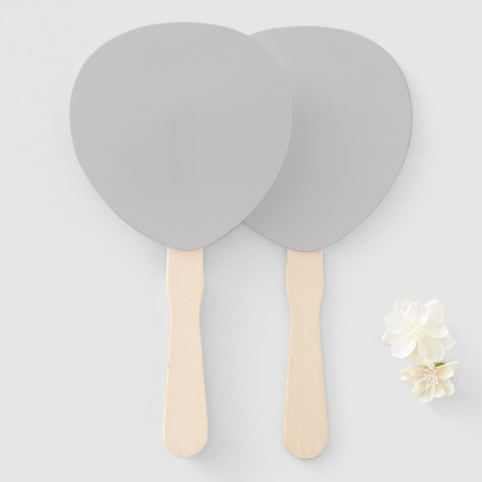 Soft Pale Gray Geometric Handwaaier (Voorkant en achterkant)