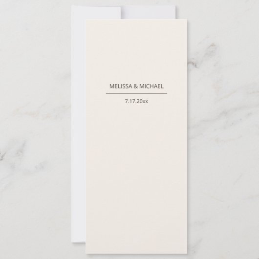 Soft Pampas Grass Photo Kaart (Achterkant)